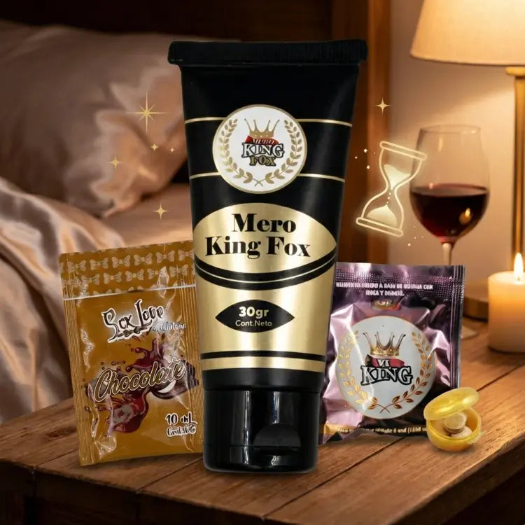 Crema Retardante King Fox 30gr + OBSEQUIOS Exclusivos